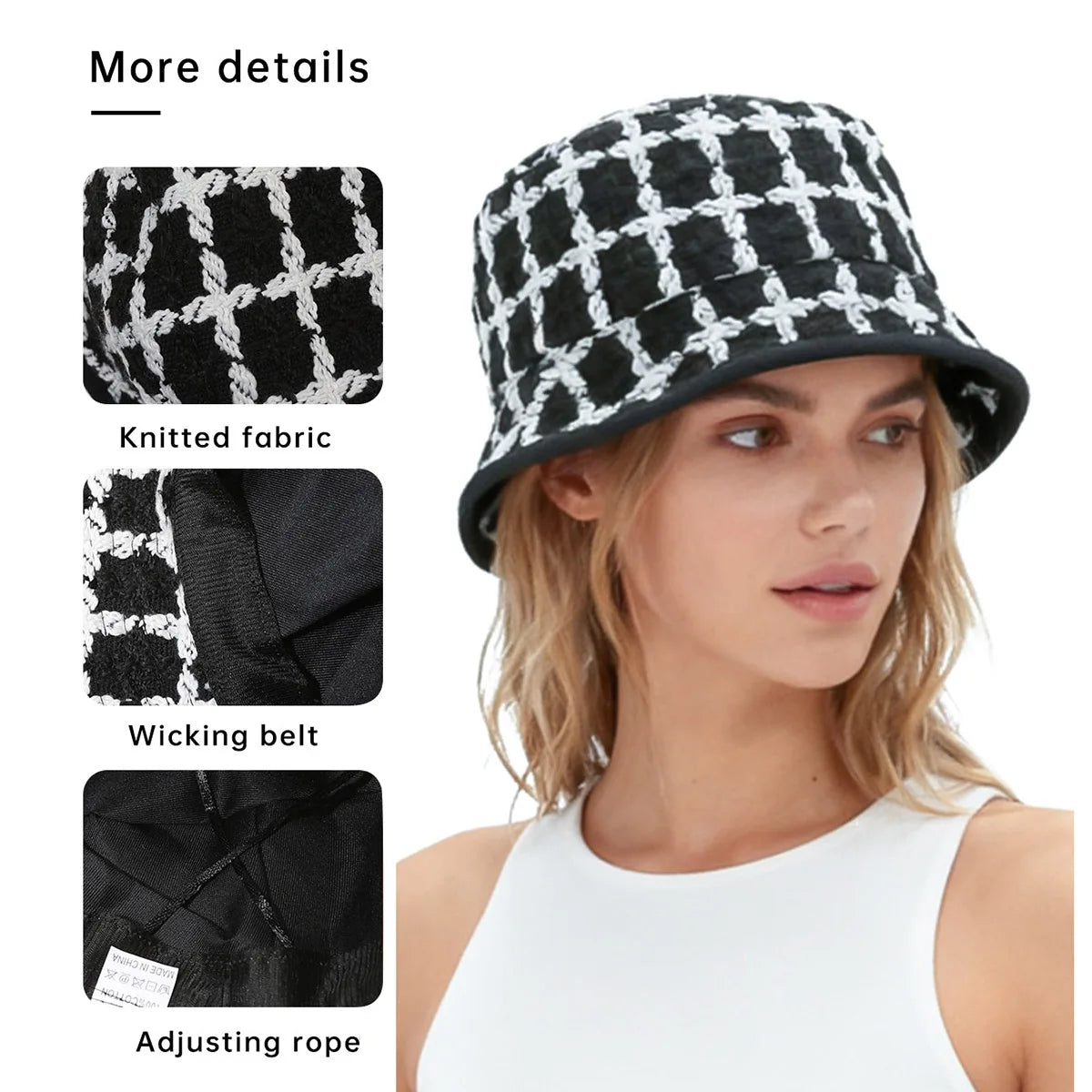 Warm And Ear-Protecting, Fashionable And Elegant, Mom's Bucket Hat