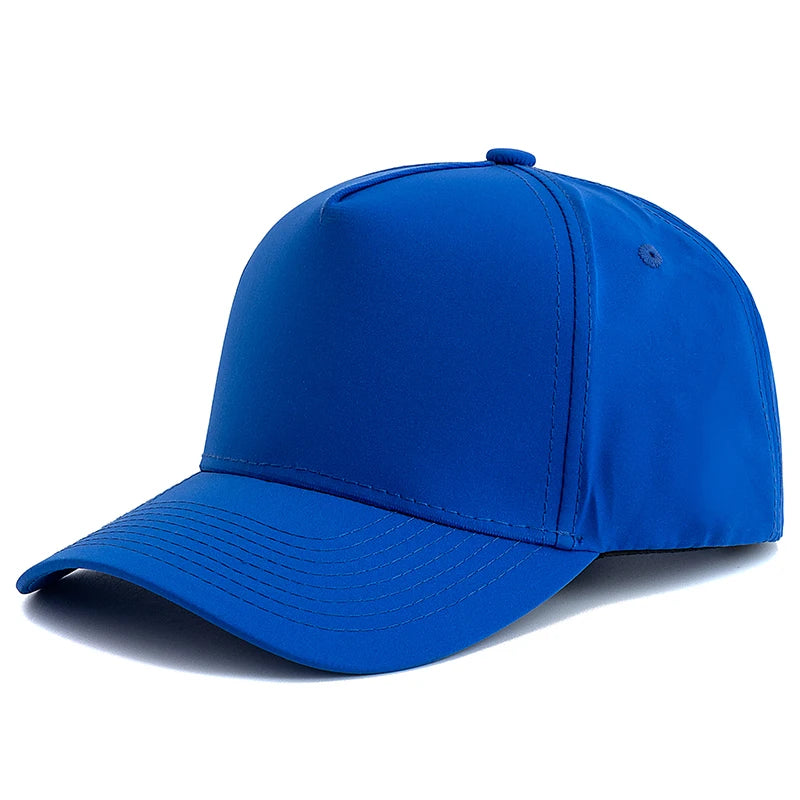Style Unisex Fashion Solid Color Five Panel Style Baseball Cap