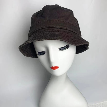 Japanese Style Cotton Simple Bucket Hat