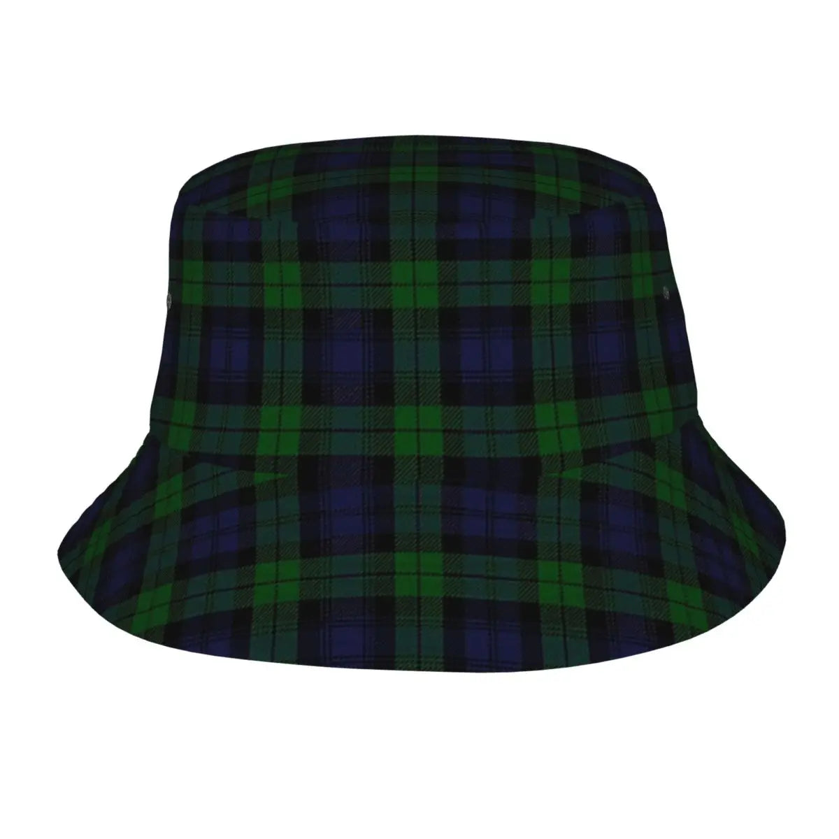 Purple Scottish Tartan Plaid Bucket Hat Panama Hat