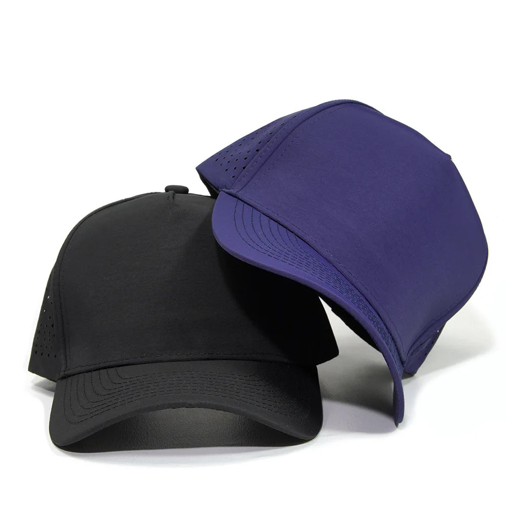 New Five-Ply Laser Perforated Quick-Drying Cap Breathable Sports Visor Cap
