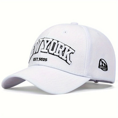 New York Letter Embroidery Baseball Caps Autumn Outdoor Adjustable Casual Hats Sunscreen Hat