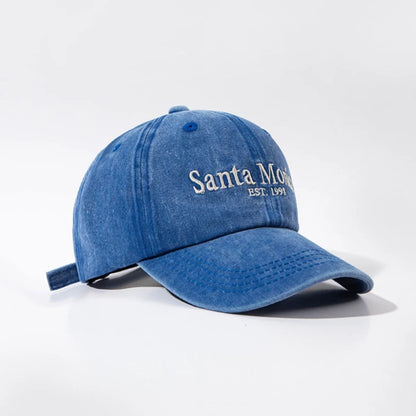 Fashion Retro Letter Embroidery Baseball Hat