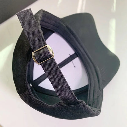 Fashion Diamond D Letter Baseball Cap For Women Summer