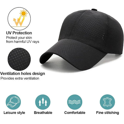 Mesh Baseball Cap Summer Men Women