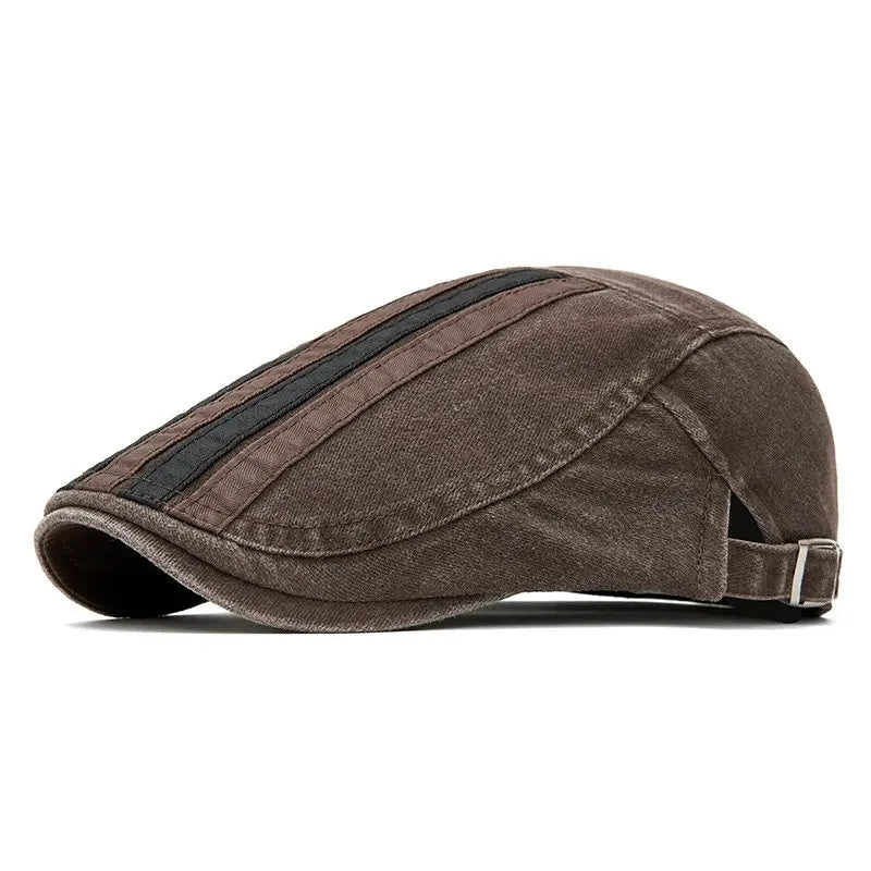 2026 Four Seasons Cotton Print Newsboy Caps Men Flat Cap