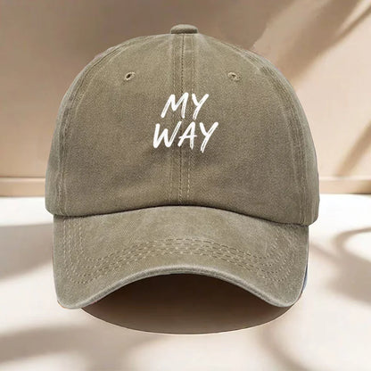 Men's Letter Baseball Cap For Casual Outdoor