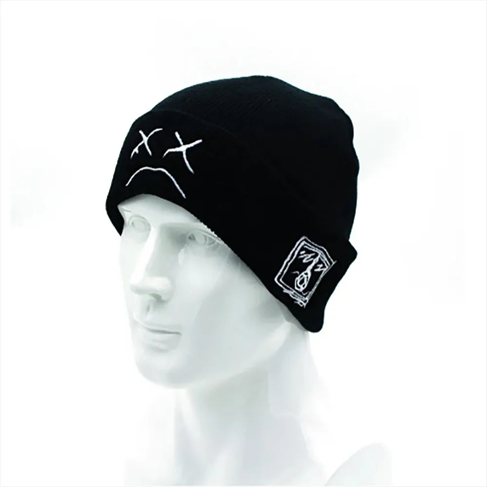 New Rotundity Knitted Hat Knitting Acrylic Fiber Hip-Hop Style Hat