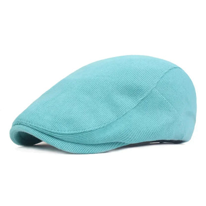Men Classic One‑Piece Front Beret Newsboy Cap
