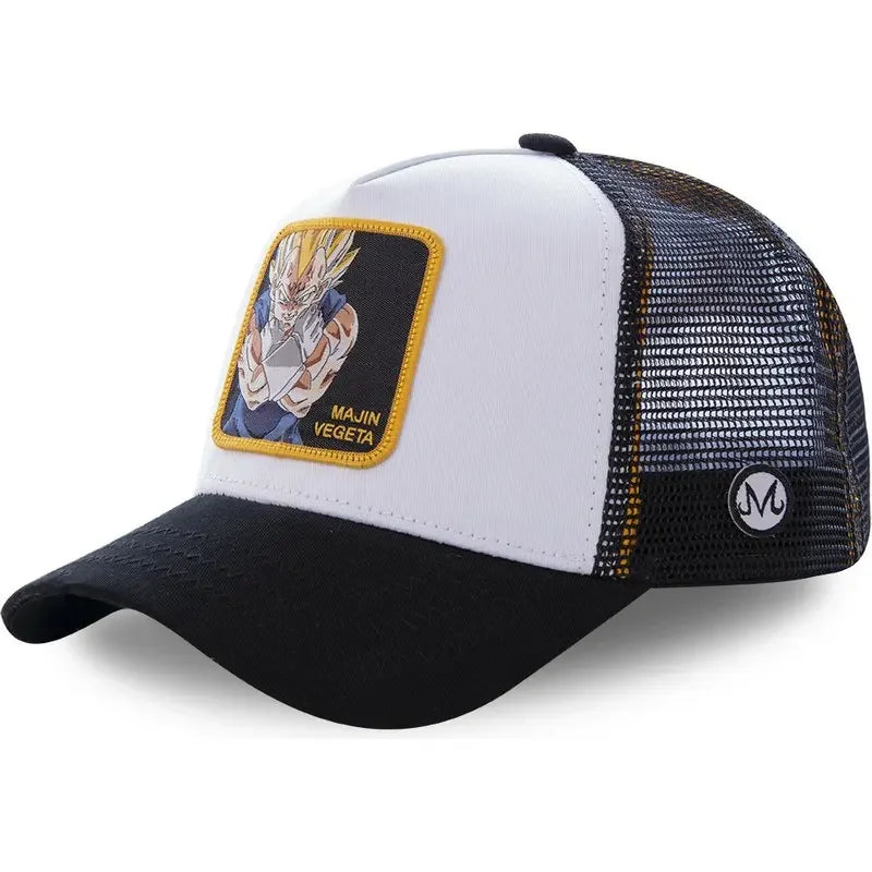 Dragon Ball Son Goku Cap Summer Travel Peaked Cap Men's Embroidery Hip-Hop Cap