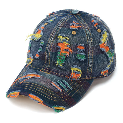 Cowboy Frayed Colored Cotton Thread Beggar Hat