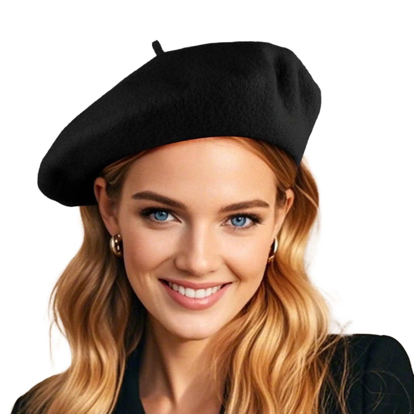 Free Shipping Wool Beret Hats For Women Men Solid Color Classic Beanie