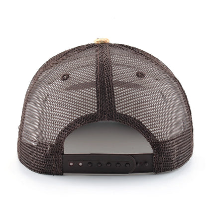 Straw Floral Flat Bill Baseball Cap Women Summer