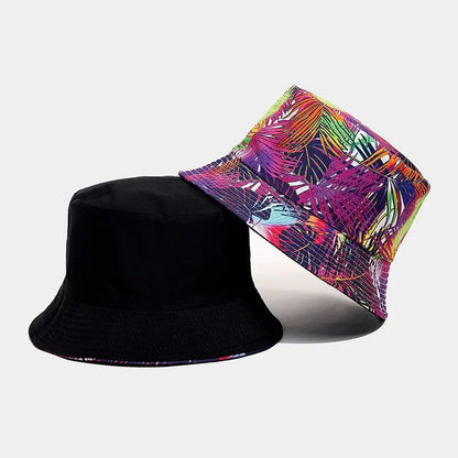 Unisex Panama Bucket Hats Ethnic Style Pattern Fisherman Cap For Men And Women