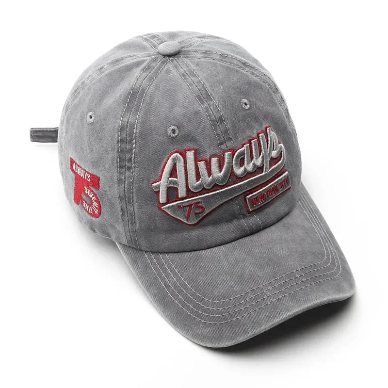 1/6PCS/Set Embroidered Baseball Cap For Women Men Spring Summer