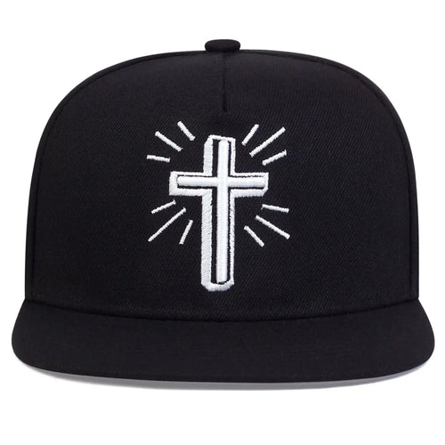 Fashion Hip Hop Baseball Cap Jesus Cross Embroidery Trucker Caps Cotton Snapback hat