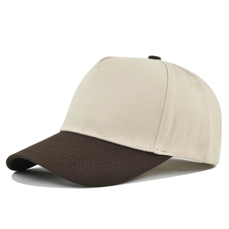 Unisex Light Panel Color Blocked Baseball Caps Spring Autumn