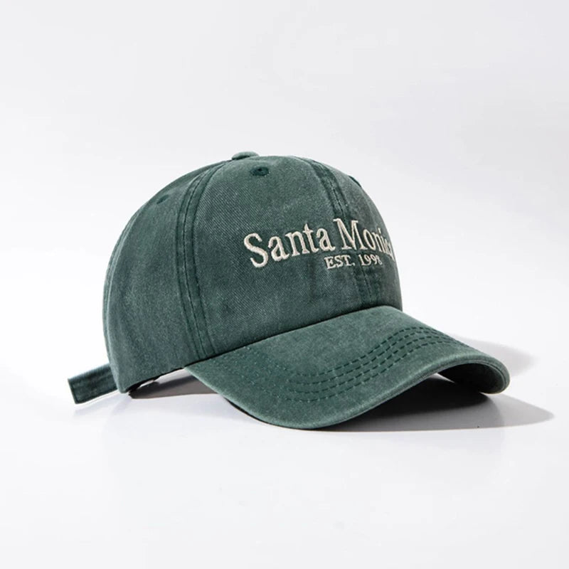 Fashion Retro Letter Embroidery Baseball Hat