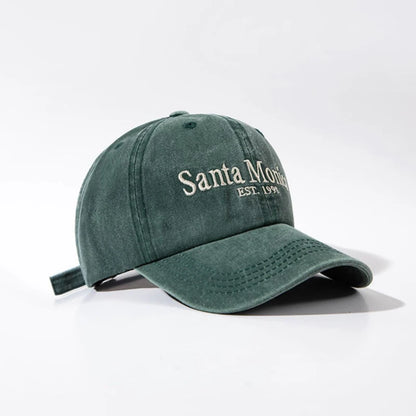 Fashion Retro Letter Embroidery Baseball Hat