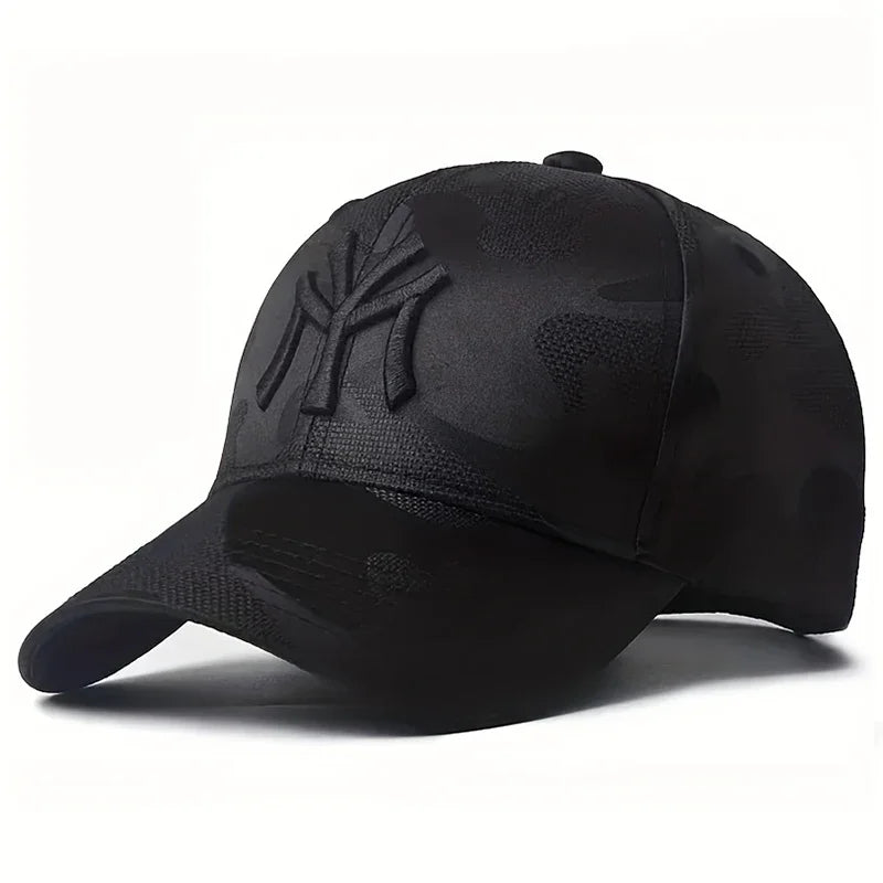Unisex Letter Embroidery Camouflage Baseball Caps