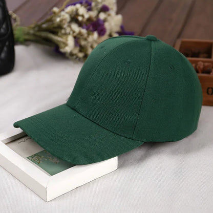 Fashion Retro Solid Color Men and Women Universal Baseball Cap