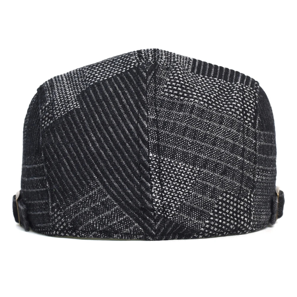 Lattice Washed Cotton Baseball Cap Men Women Vintage Denim Dad Hat