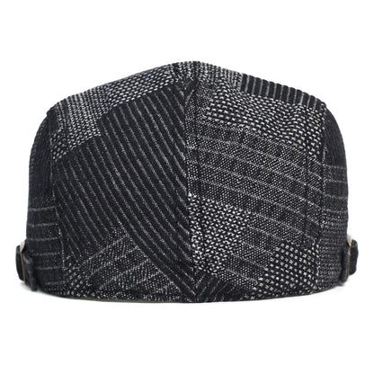 Lattice Washed Cotton Baseball Cap Men Women Vintage Denim Dad Hat