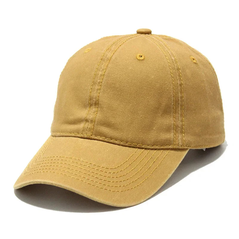 Baseball Cap Washed Daddy Hat Outdoor Cap Sand Washed Old Cowboy Hat Soft Top Sun Hat Embroidery