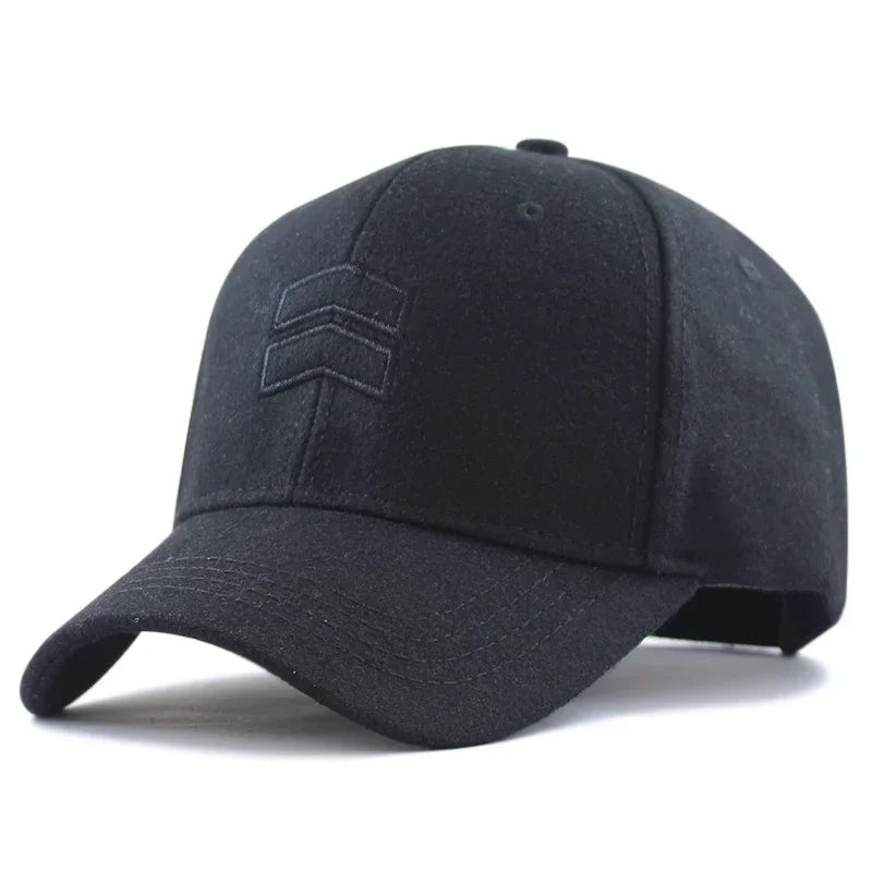 Winter Dad Warm Felt Baseball Caps