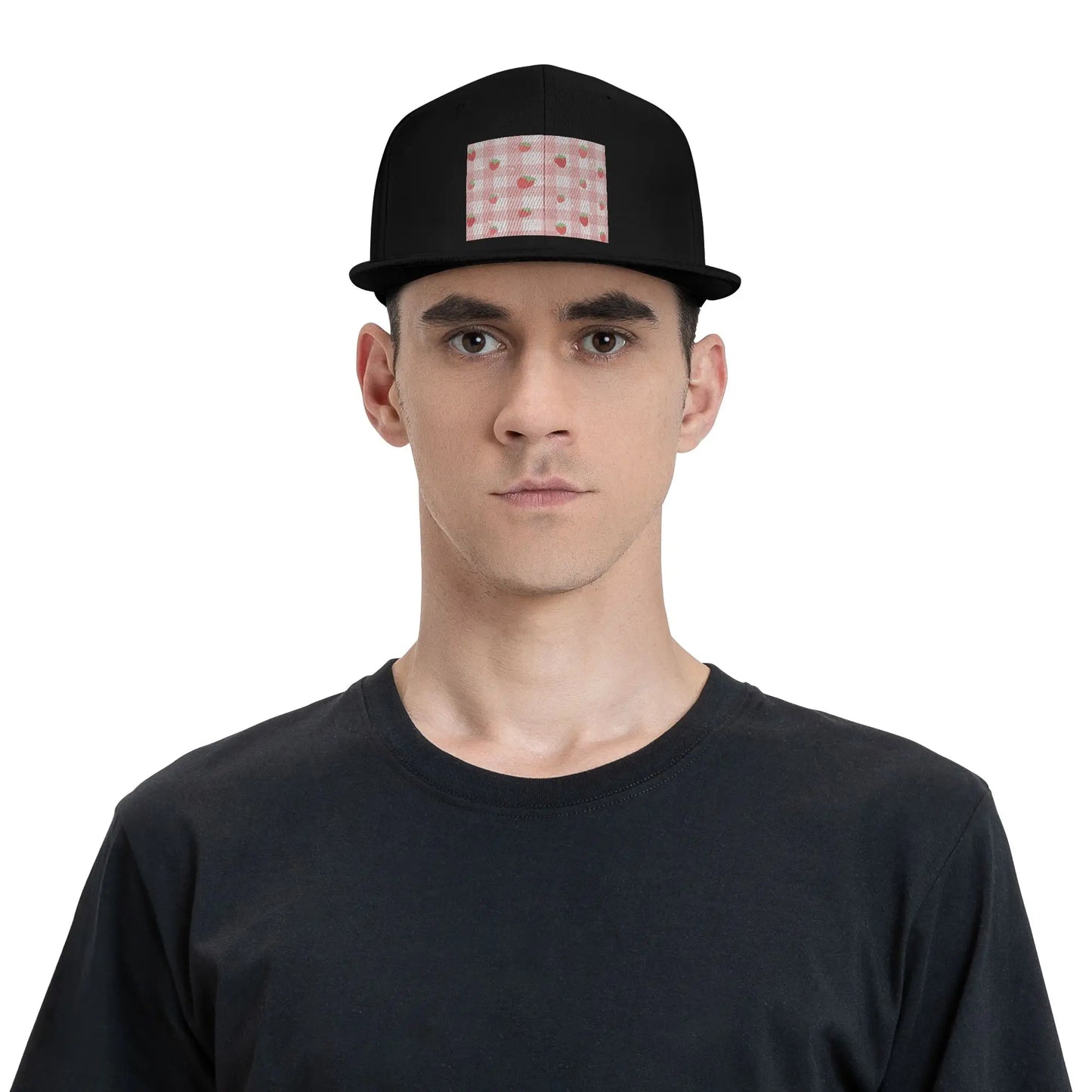 Strawberry Plaid Baseball Caps Snapback Fashion Baseball Hats