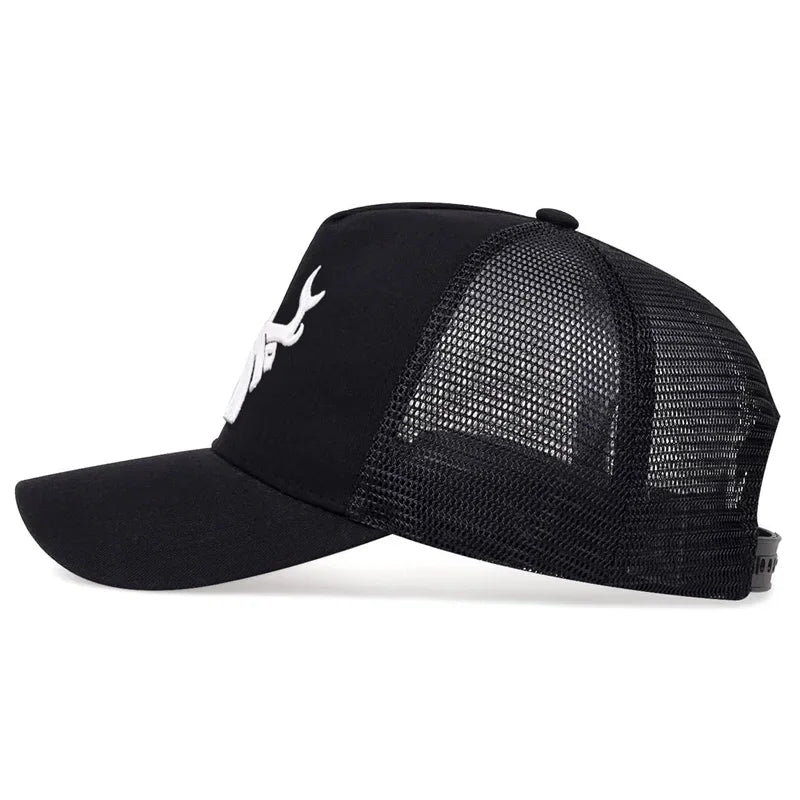 Unisex Antler Embroidered Baseball Cap Men Women Summer