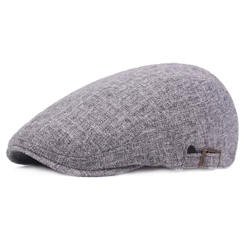 2026 New Summer Thin Double Breasted Beret Fashion Men