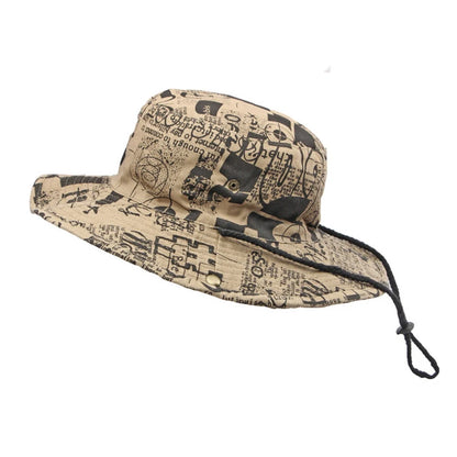 Outdoor Fisherman Hats Men Women Summer Wide Brim Bucket Hat