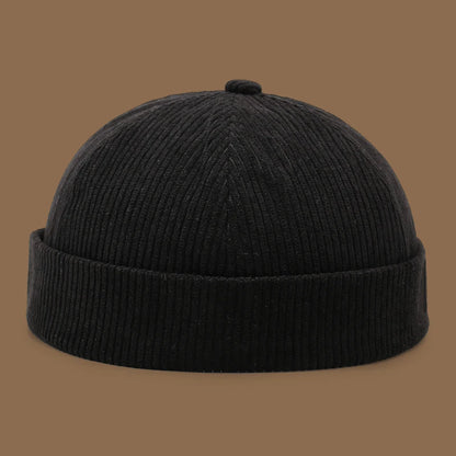 Autumn And Winter Corduroy Brimless Casual Hat