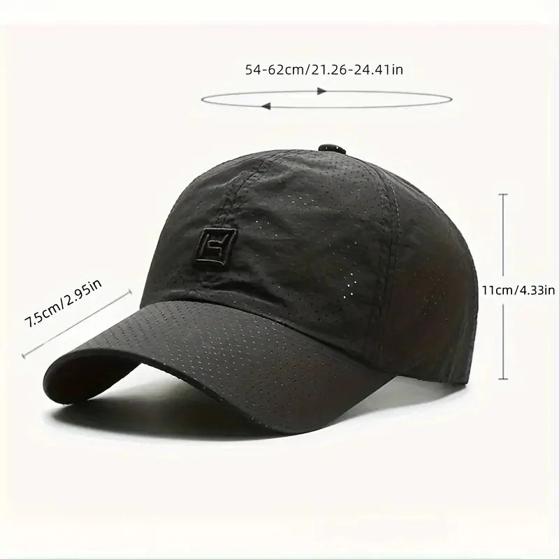 Unisex Sunshade Breathable Quick-Drying Baseball Cap