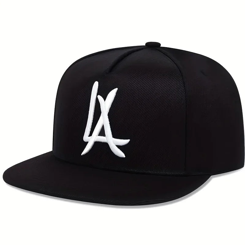 Unisex LA Letter Embroidery Hip-Hop Hats Spring Autumn Outdoor
