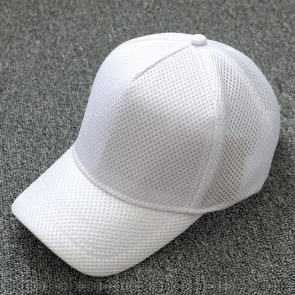 Men's Mesh Baseball Cap Summer Breathable High Crown Sun Hat