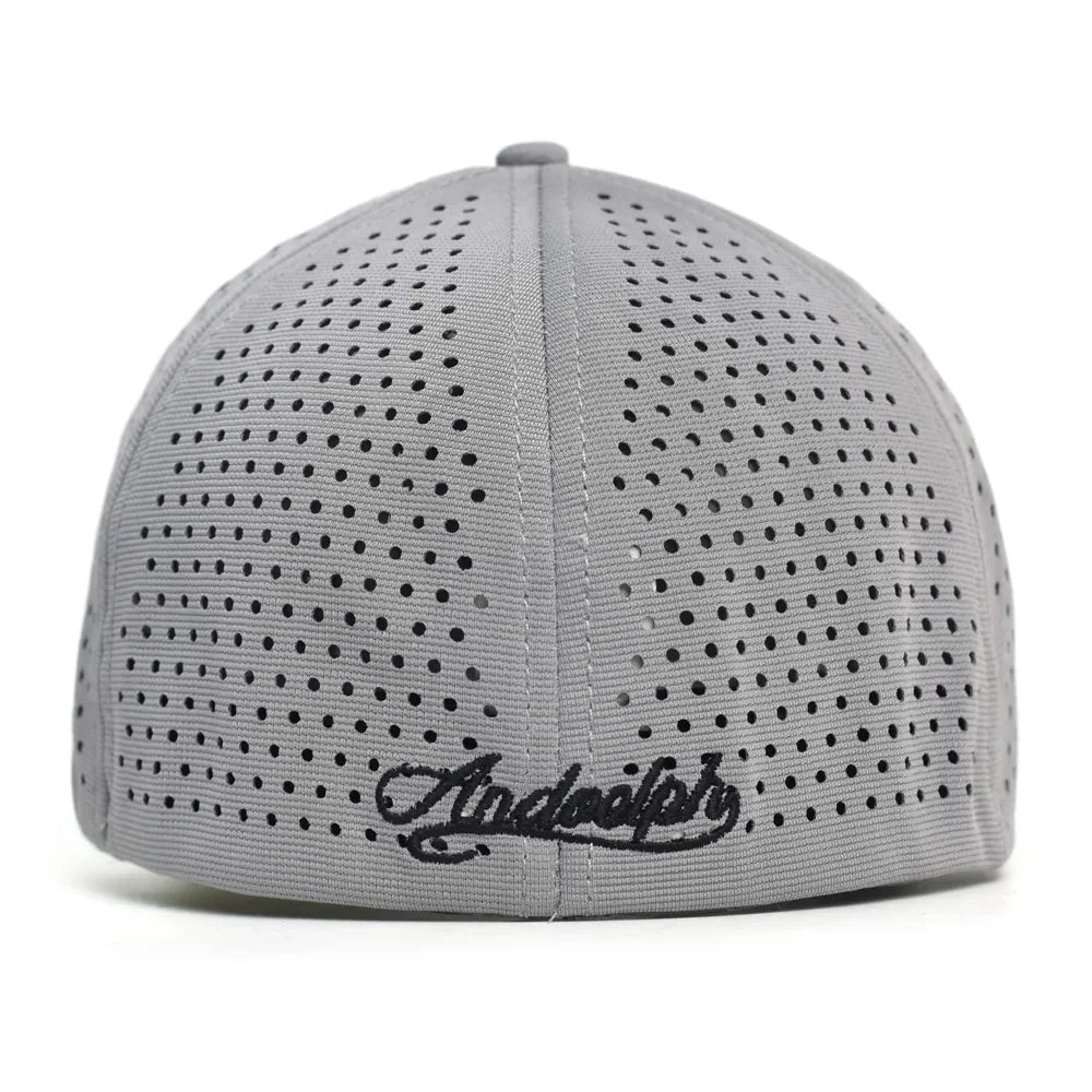 Mesh Short Brim Back Closed Baseball Cap Men Women