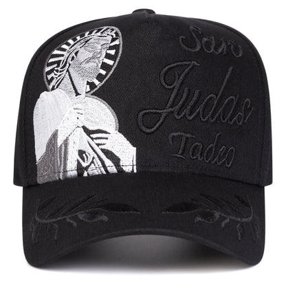Unisex San Judas Tadeo Letter Embroidery Baseball Caps Spring Autumn