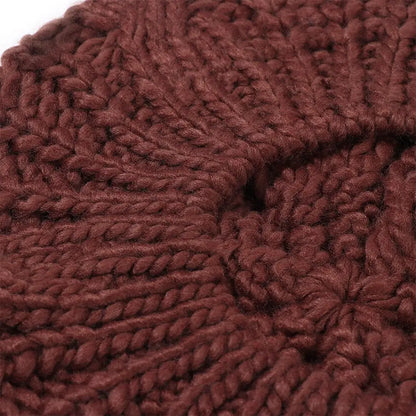 Winter Warm Vintage Ribbed French Artist Cap Painter Hat