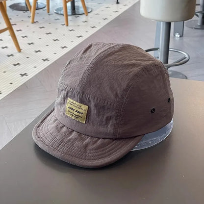 5 Panel Short Brim Quick-drying Golf Baseball Caps Men's