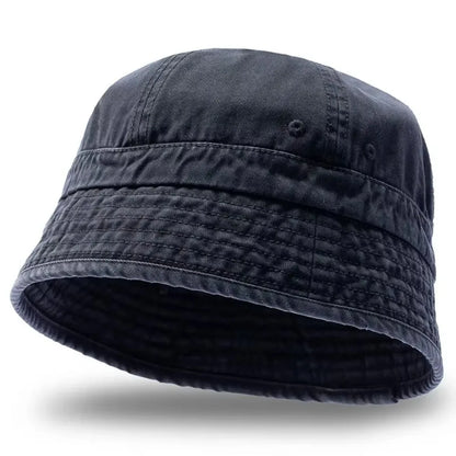 Versatile Retro Bucket Hat Japanese Style Short-Brim Fisherman Cap