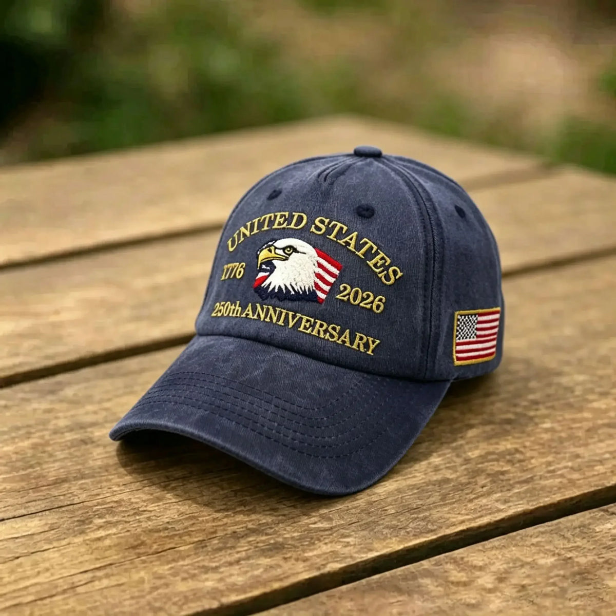 Outdoor Sports Baseball Cap Embroidery American Eagle Head 250th Anniversary Cap Shade Cap