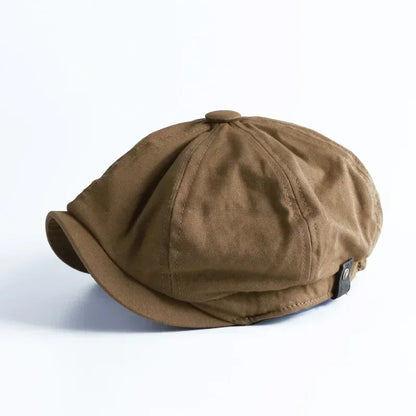 Beret Caps Octagonal Newsboy Cap Man Vintage British Octagonal Hat
