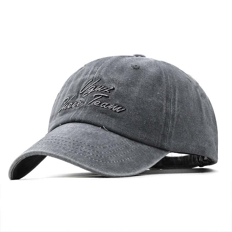 Girl Washed Baseball Cap Hip Hop Vintage Hat