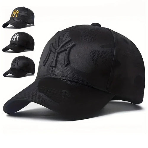Unisex Letter Embroidery Camouflage Baseball Caps