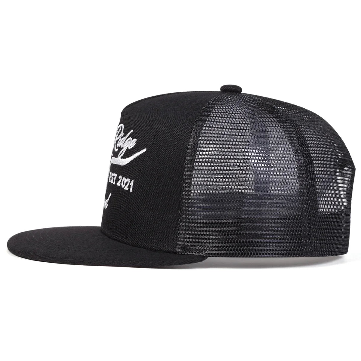 Unisex Bullhead Letter Embroidery Hip-hop Net Hats Spring And Summer
