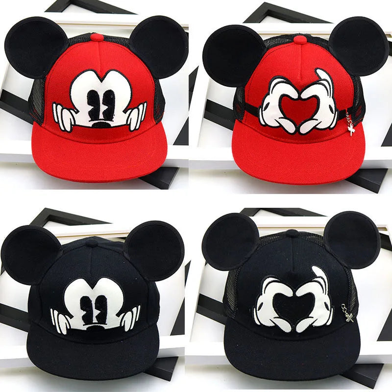 Children's Mickey Mouse Cap Cartoon Lovely Snapback Cap For Kids Girls Boys