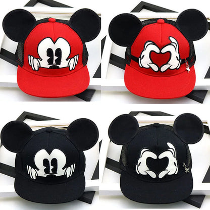 Children's Mickey Mouse Cap Cartoon Lovely Snapback Cap For Kids Girls Boys