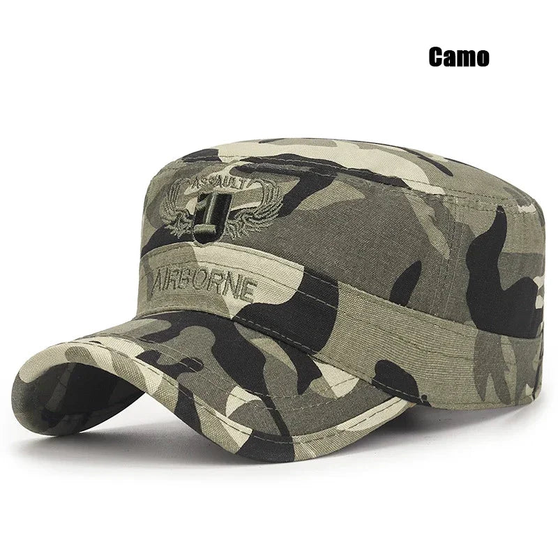 New Spring And Autumn Seasons Outdoor Camouflage Sports Flat Cap